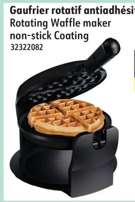 Rotating Waffle maker non-stick Coating
