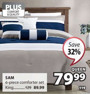 SAM 6-piece comforter set
