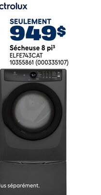 Secheuse 8 pi³ Electrolux