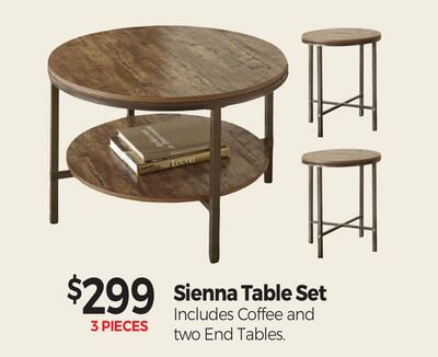 Sienna Table Set