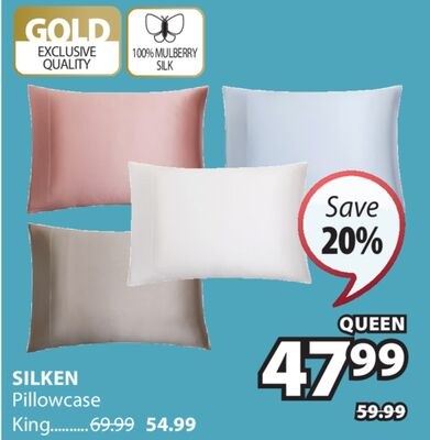 SILKEN Pillowcase