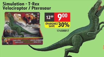 Simulation - T-Rex Velociraptor / Pterosaur