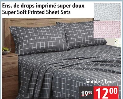 Super Soft Printed Sheet Sets