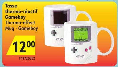 Thermo-effect Mug - Gameboy