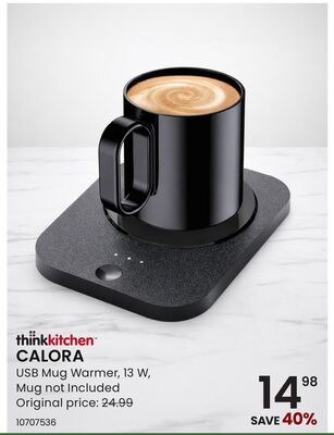 thinkkitchen CALORA USB Mug Warmer