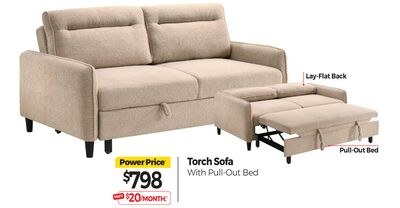 Torch Sofa With Pull-Out Bed