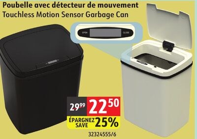 Touchless Motion Sensor Garbage Can