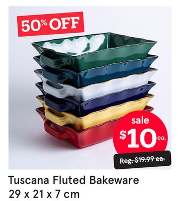 Tuscana Fluted Bakeware