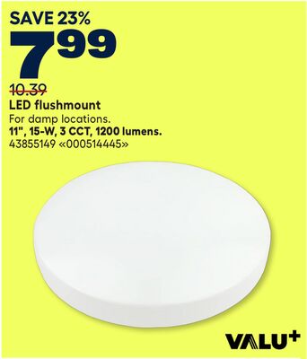 VALU+ LED flushmount