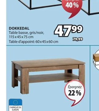 VEDDE Table basse