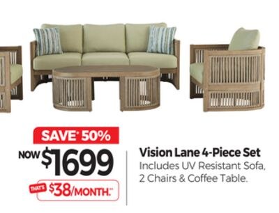 Vision Lane 4-Piece Set