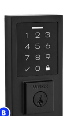 Weiser Smartcode Black finish