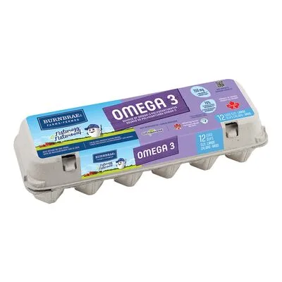 Oeufs gros avec oméga 3