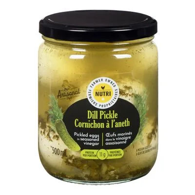 Oeufs Marinés cornichon a l‘aneth