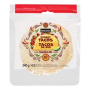 Tortillas de farine de 4,5"
