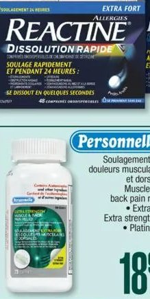 REACTINE Dissolution rapide