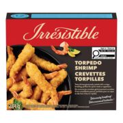 Crevettes torpilles panées surgelées