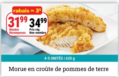 Morue en croûte de pommes de terre
