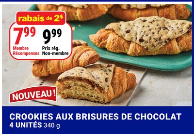 CROOKIES AUX BRISURES DE CHOCOLAT