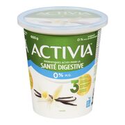 Yogourt probiotique à la vanille 0 %