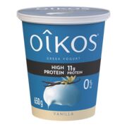 Yogourt grec à la vanille 0 %