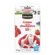 Crème style champêtre 15 %