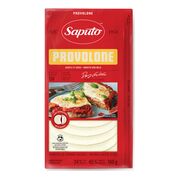 Tranches de fromage provolone