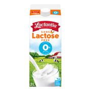 Lait sans lactose 0 %