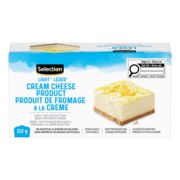 Brique de fromage à la crème léger