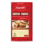 Tranches de fromage suisse sans lactose
