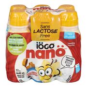 Yogourts à boire sans lactose à la vanille 1 %