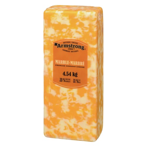 Fromage cheddar marbré entier 4,54 kg