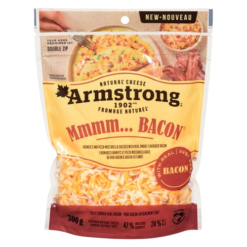 Mélange fromage avec miettes bacon 300 g