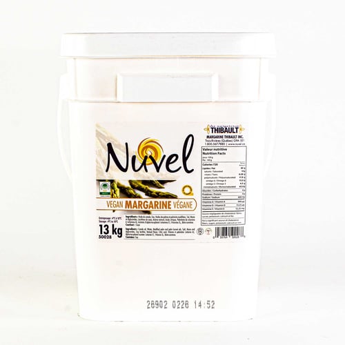 Margarine végane non hydrogénée sans gras trans 13 kg