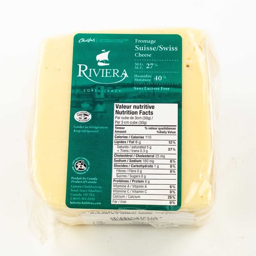 Fromage suisse canadien doux 450 g