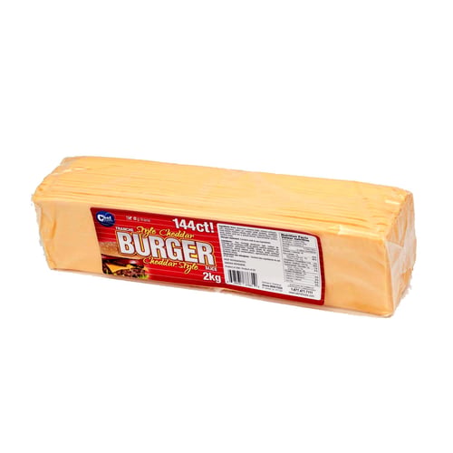 Tranché burger style cheddar 2 kg