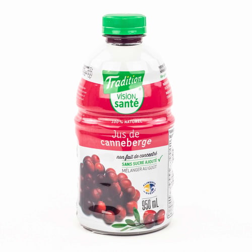 Jus de canneberge Vision Santé 950 ml