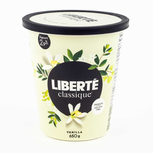 Yogourt vanille 2,9% 650 g