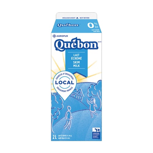 Lait écrémé 0% 2 L