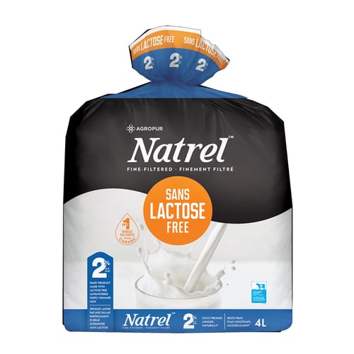 Lait 2% sans lactose 4 L