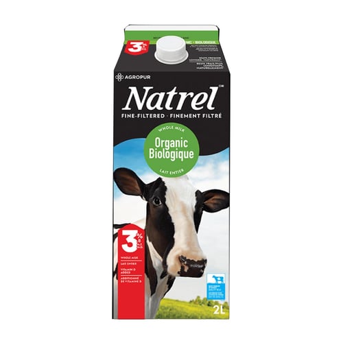 Lait biologique 3,8% 2 L