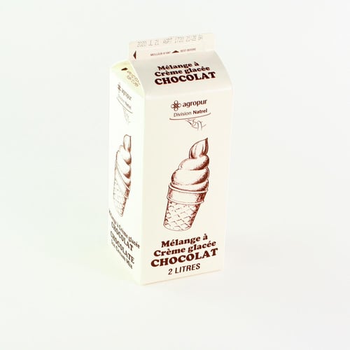 Mélange à crème glacée au chocolat 2 L
