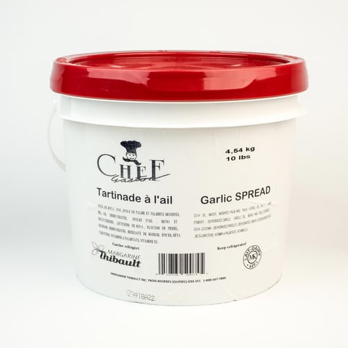 Tartinade à l'ail 4,54 kg