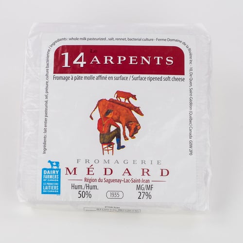 Fromage fermier 14 Arpents meule 1,2 kg