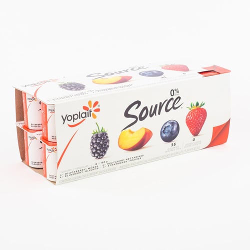 Yogourt bleuet fraise mûre x16