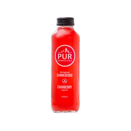 Kombucha aux canneberges biologique 414 ml
