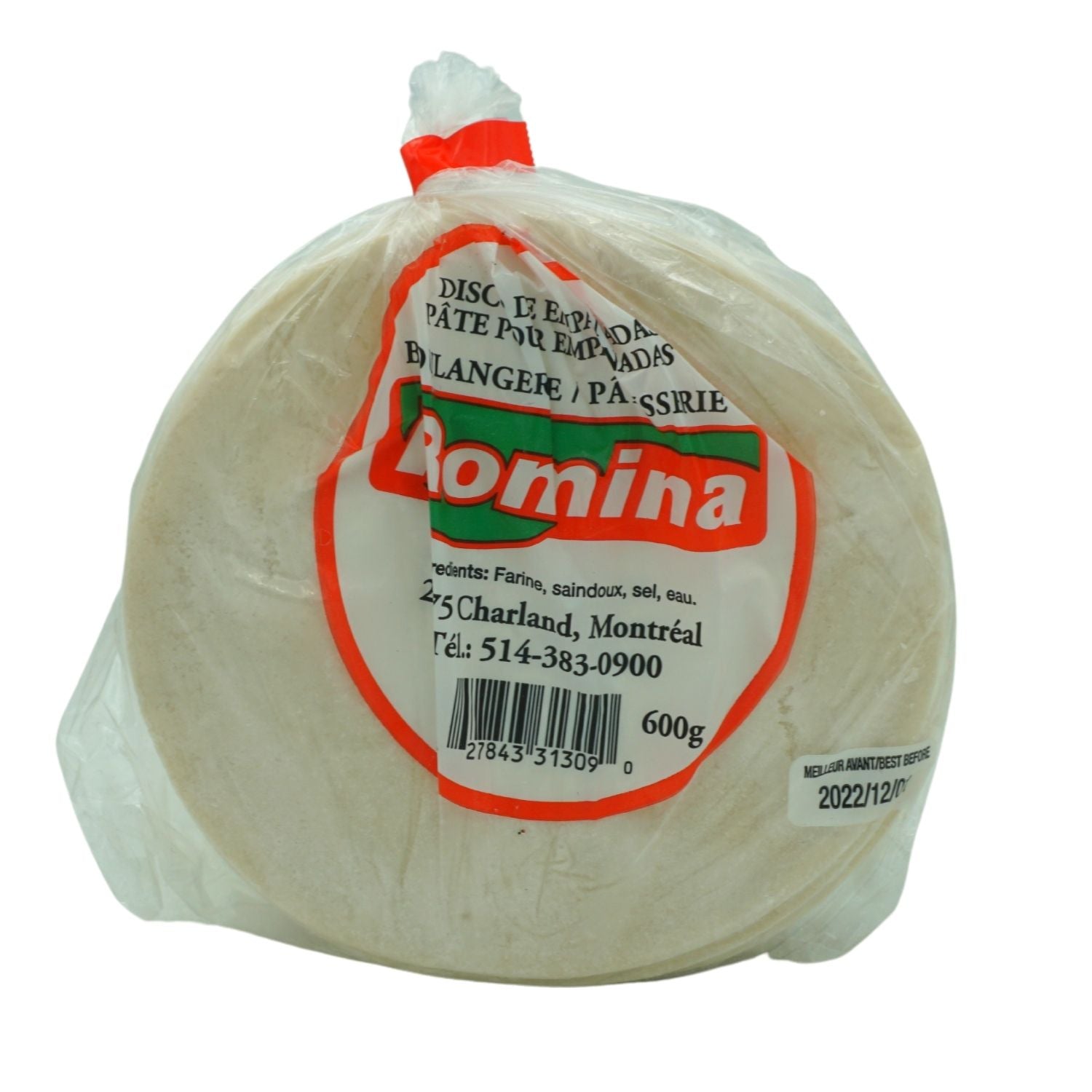 PATE POUR EMPANADAS