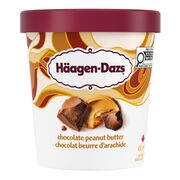 Crème glacée au chocolat et beurre d'arachide