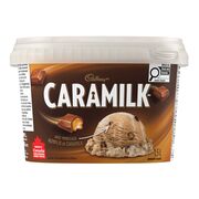 Crème glacée au chocolat et caramel