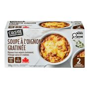 Soupe à l'oignon gratinée luxueuse